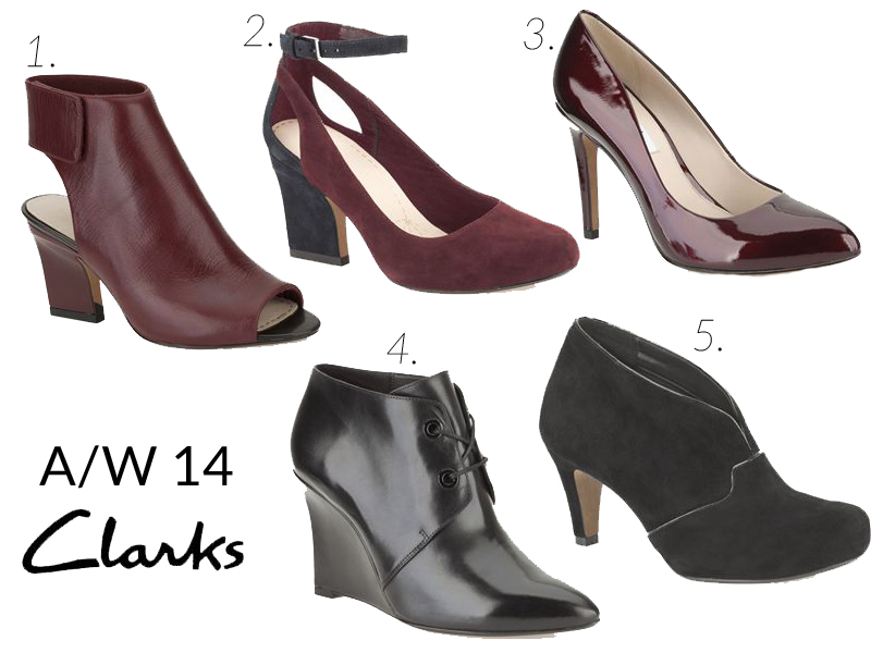 Top 5 Clarks AW14
