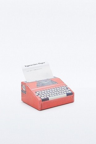 Urban Outfitters Typewriter Notepaper