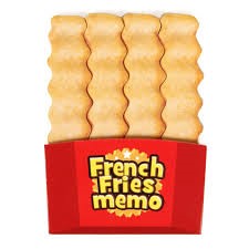 Paperchase French Fries Memo Sticky Tabs