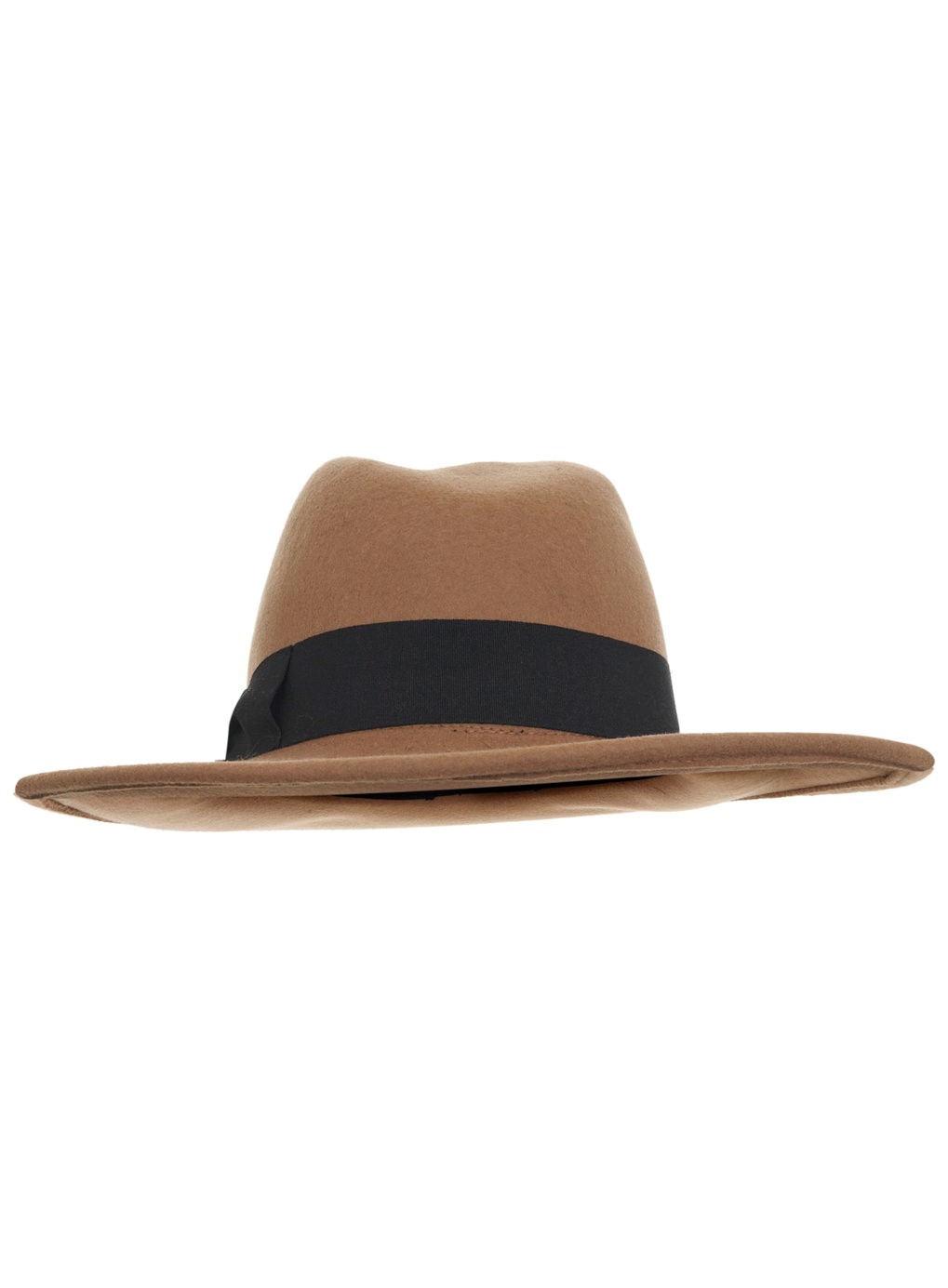Miss Selfridge Camel Oversized Fedora Hat, £28